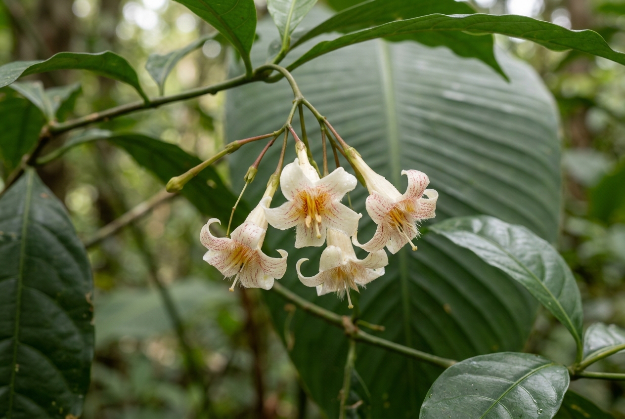 Tabernanthe iboga flower Gabon botanical supplier Africa Oud Supply
