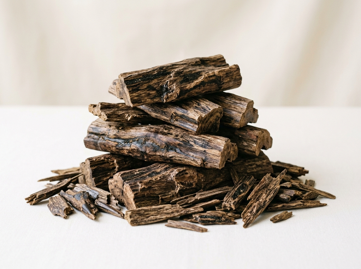 Prepared raw agarwood oud from Gabon Africa Oud Supply