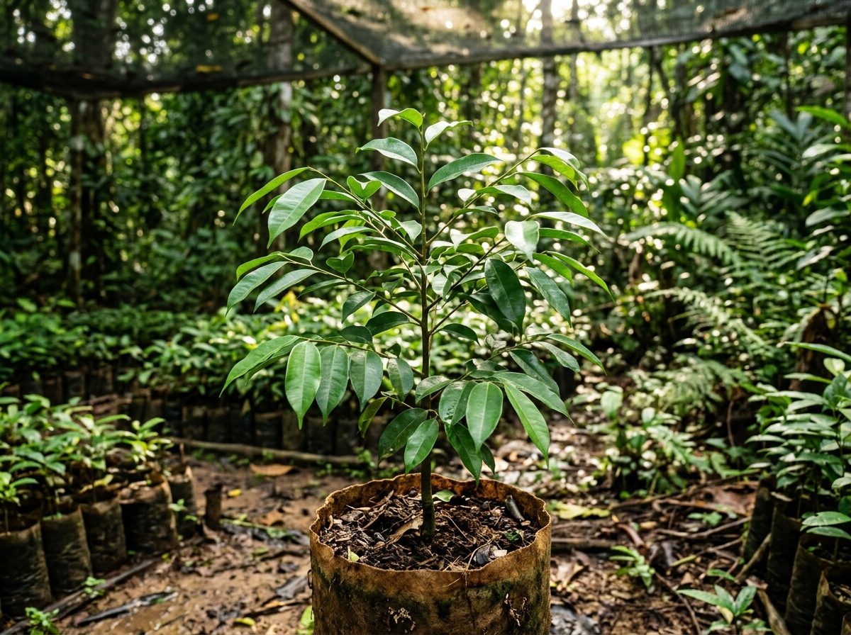 Agarwood botanical nursery verified stock origin Gabon Africa Oud Supply